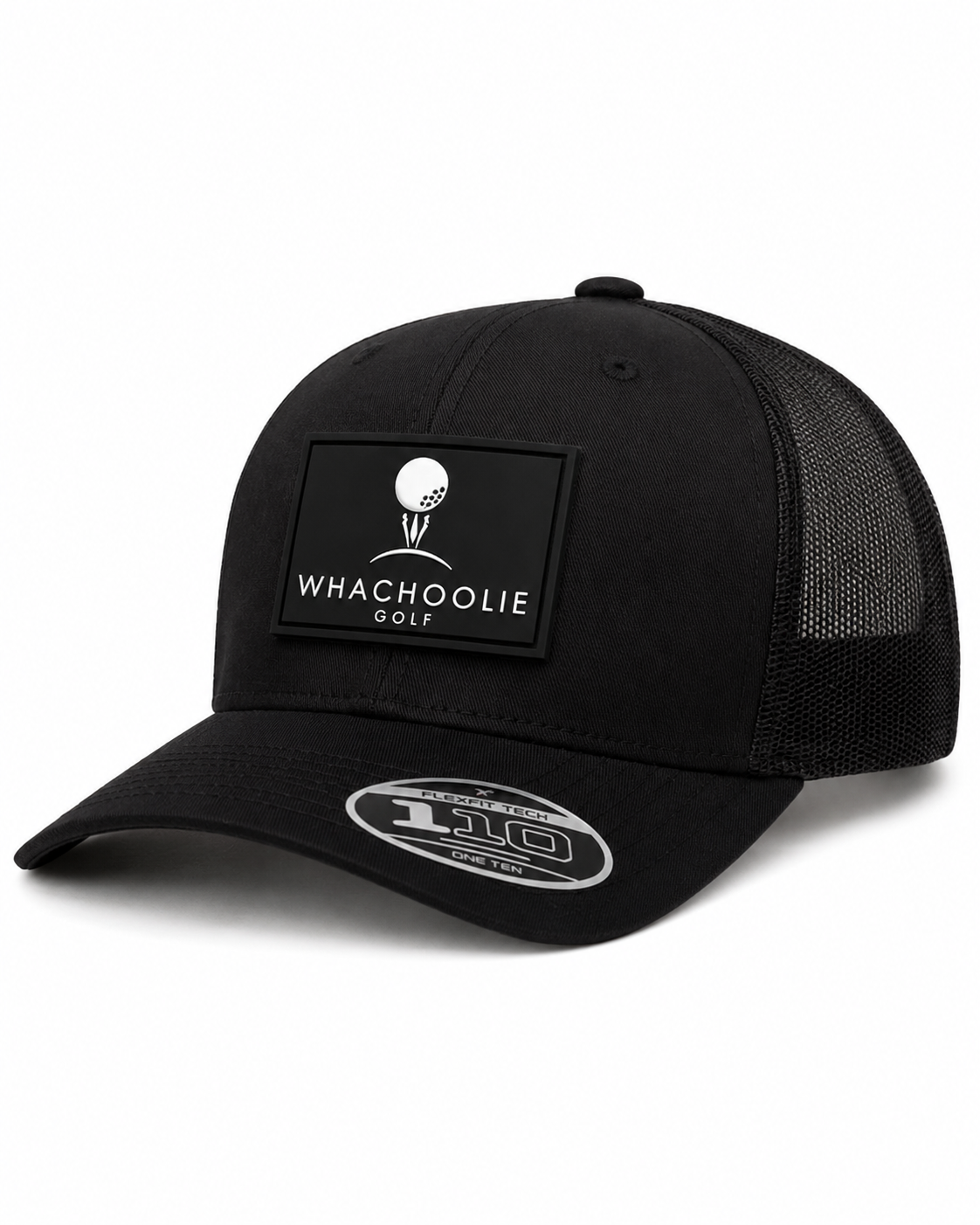 Premium Golf Hat Black on Black