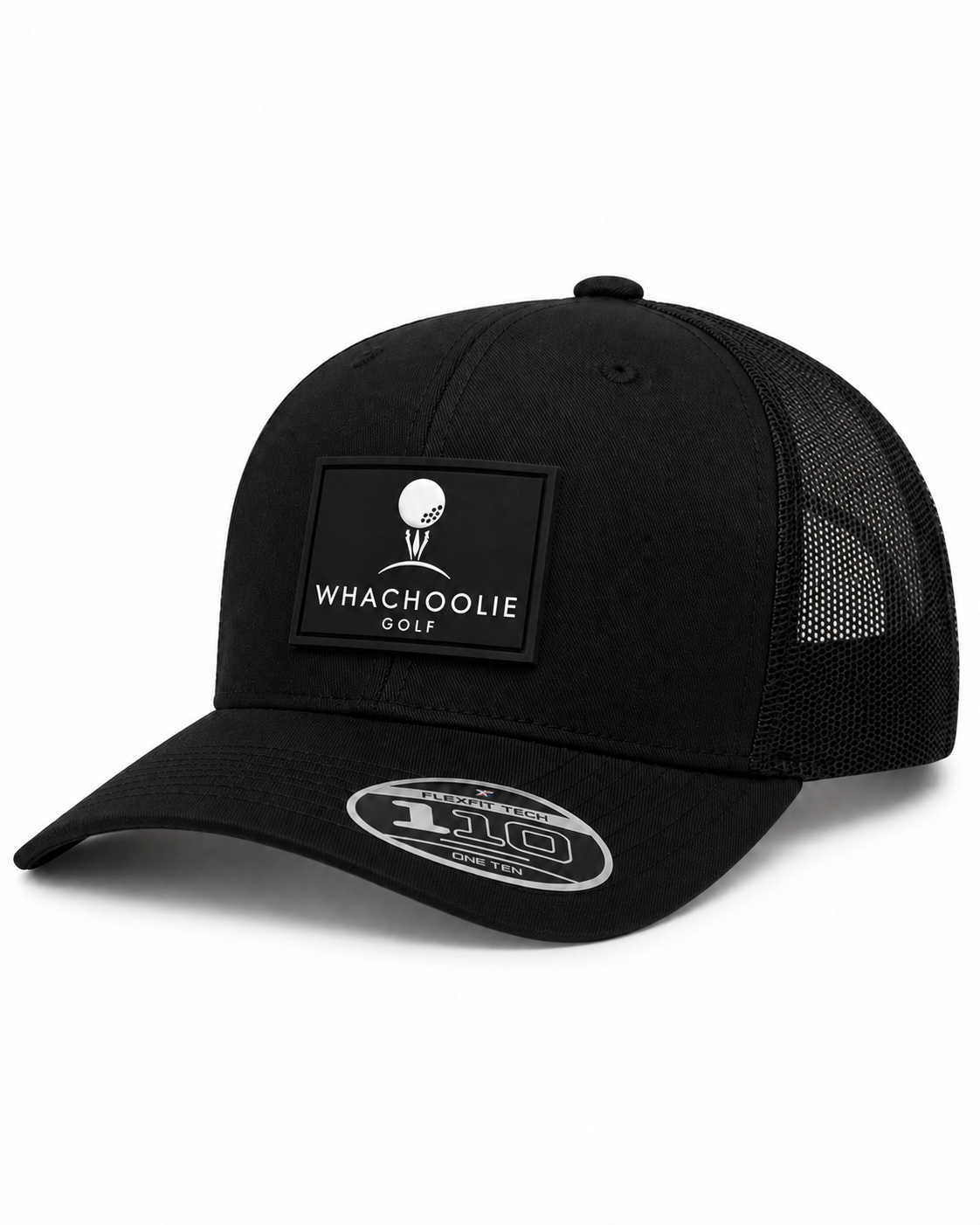 Premium Golf Hat Black on Black