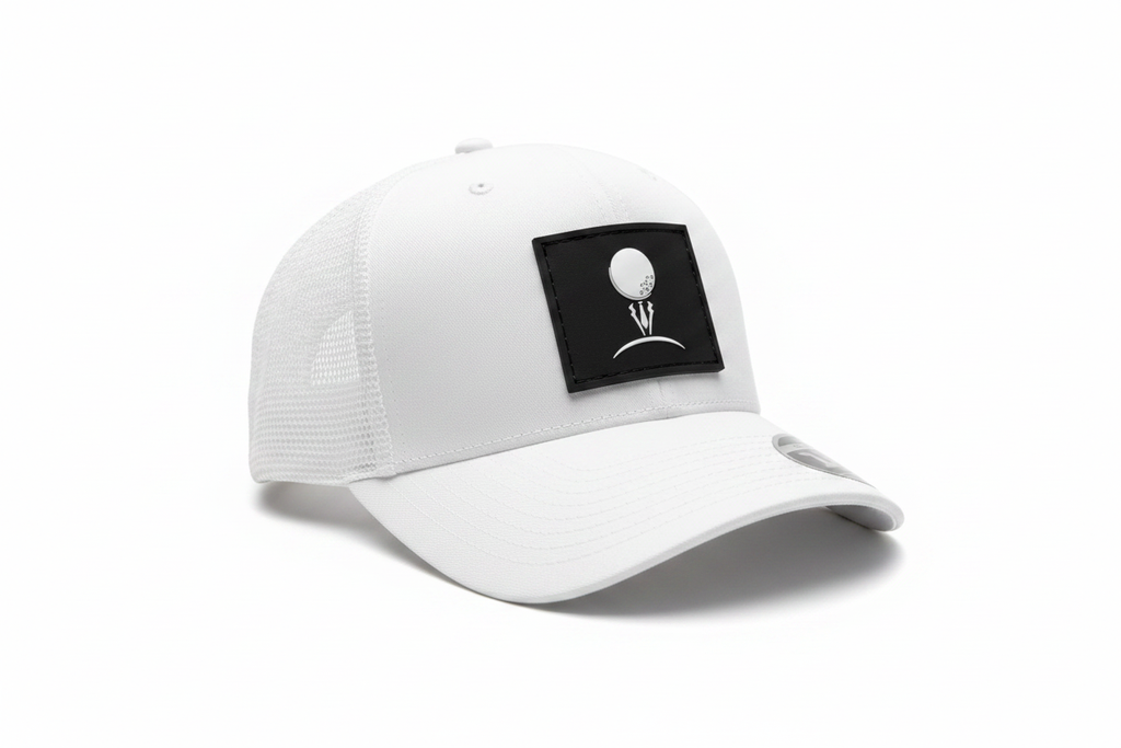 Premium Golf Hat White (Just Logo)