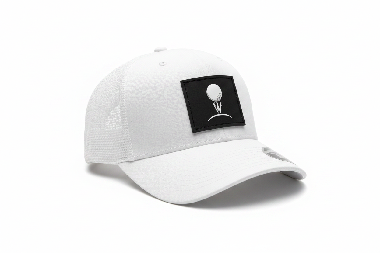 Premium Golf Hat White (Just Logo)